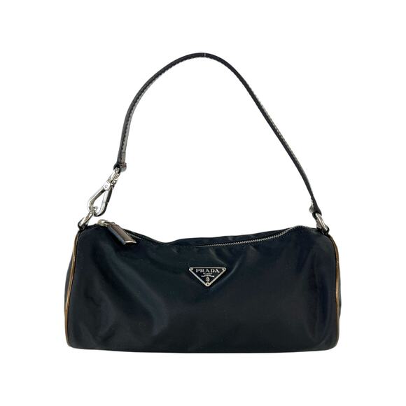 Prada Bronze Detail Pochette Bag - Picture 1 of 8